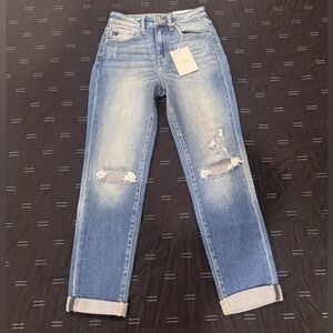 KanCan Light Blue Distressed Boyfriend Jeans